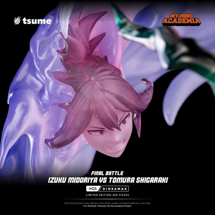 My Hero Academia HQS Dioramax Izuku Midoriya vs. Tomura Shigaraki (Final Battle Ver.) 1/4 Scale Limited Edition Statue Gallery Image 22