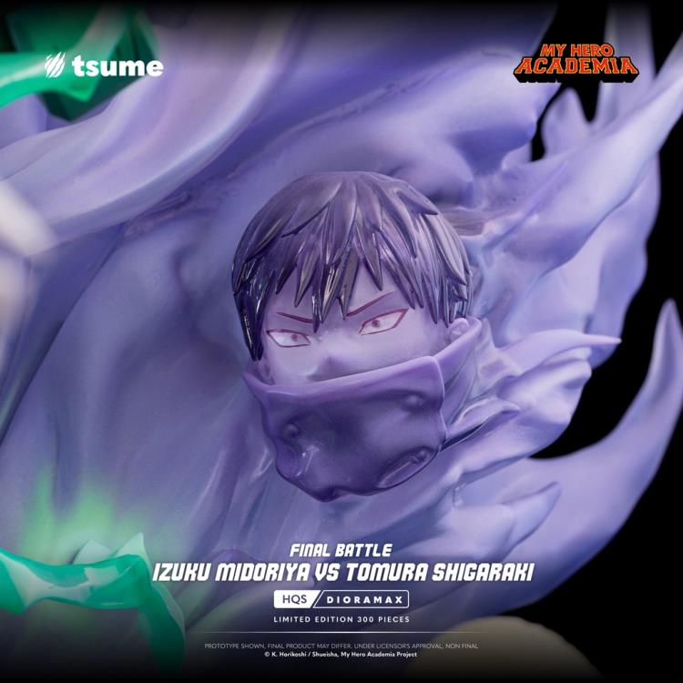 My Hero Academia HQS Dioramax Izuku Midoriya vs. Tomura Shigaraki (Final Battle Ver.) 1/4 Scale Limited Edition Statue Gallery Image 25