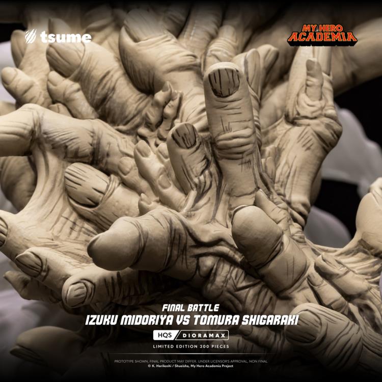 My Hero Academia HQS Dioramax Izuku Midoriya vs. Tomura Shigaraki (Final Battle Ver.) 1/4 Scale Limited Edition Statue Gallery Image 21