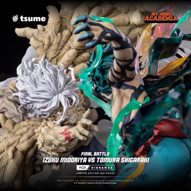 My Hero Academia HQS Dioramax Izuku Midoriya vs. Tomura Shigaraki (Final Battle Ver.) 1/4 Scale Limited Edition Statue Gallery Image 18