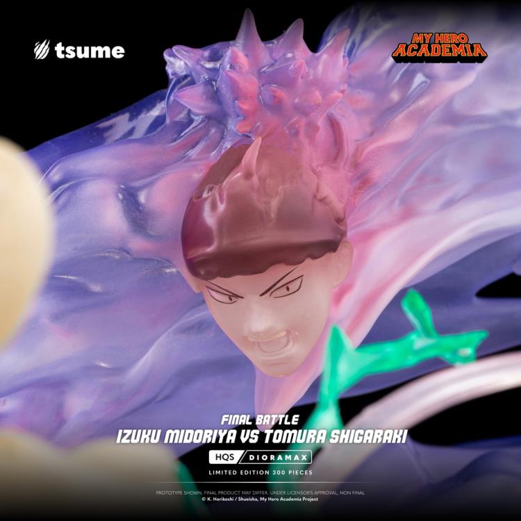 My Hero Academia HQS Dioramax Izuku Midoriya vs. Tomura Shigaraki (Final Battle Ver.) 1/4 Scale Limited Edition Statue Gallery Image 27
