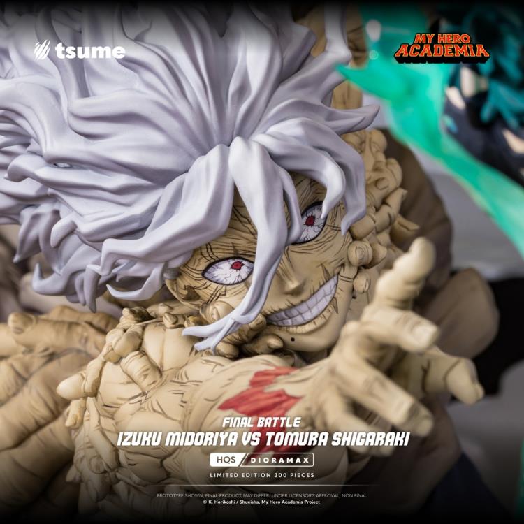 My Hero Academia HQS Dioramax Izuku Midoriya vs. Tomura Shigaraki (Final Battle Ver.) 1/4 Scale Limited Edition Statue Gallery Image 15