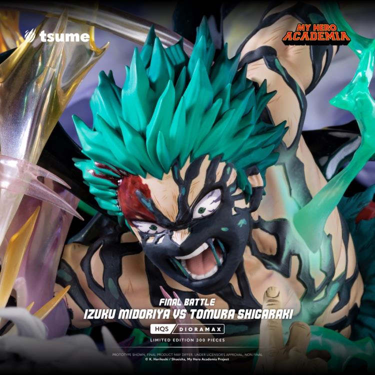 My Hero Academia HQS Dioramax Izuku Midoriya vs. Tomura Shigaraki (Final Battle Ver.) 1/4 Scale Limited Edition Statue Gallery Image 16