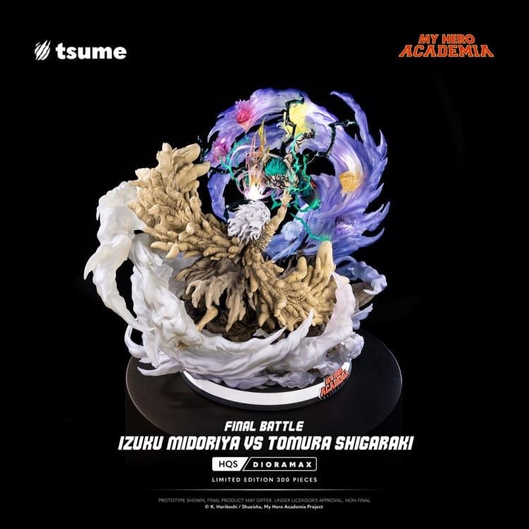 My Hero Academia HQS Dioramax Izuku Midoriya vs. Tomura Shigaraki (Final Battle Ver.) 1/4 Scale Limited Edition Statue Gallery Image 12