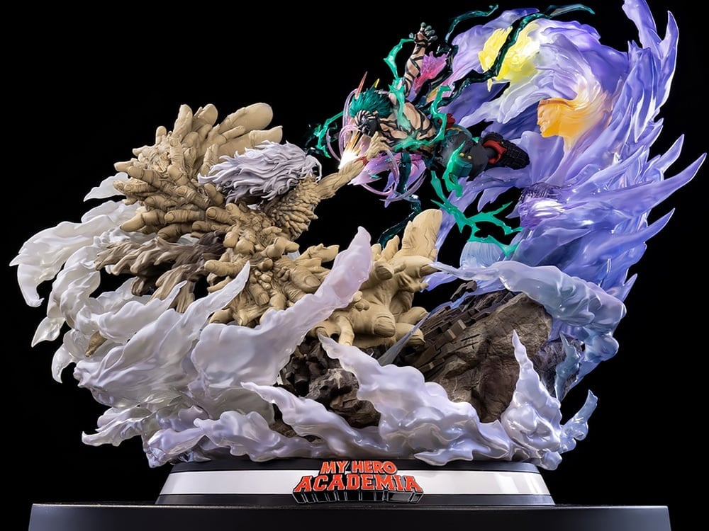 My Hero Academia HQS Dioramax Izuku Midoriya vs. Tomura Shigaraki (Final Battle Ver.) 1/4 Scale Limited Edition Statue Gallery Image 1