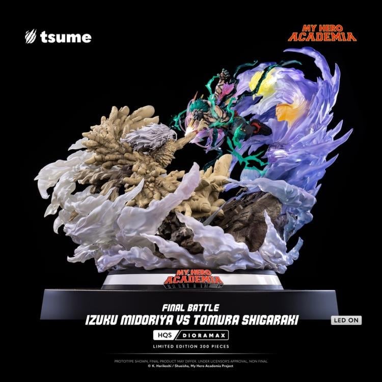 My Hero Academia HQS Dioramax Izuku Midoriya vs. Tomura Shigaraki (Final Battle Ver.) 1/4 Scale Limited Edition Statue Gallery Image 13