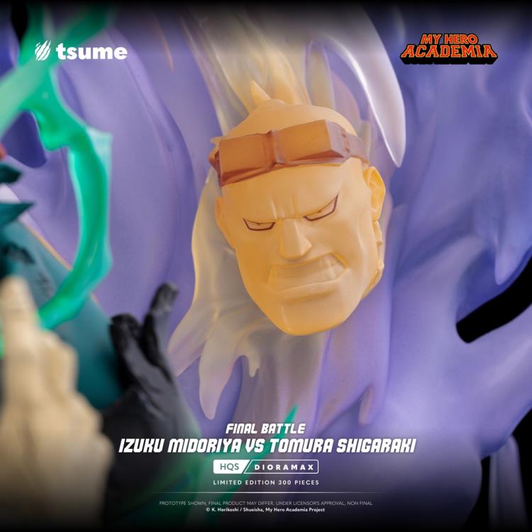 My Hero Academia HQS Dioramax Izuku Midoriya vs. Tomura Shigaraki (Final Battle Ver.) 1/4 Scale Limited Edition Statue Gallery Image 24