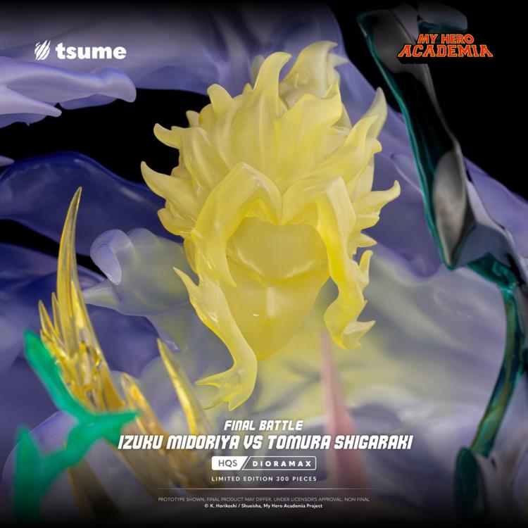 My Hero Academia HQS Dioramax Izuku Midoriya vs. Tomura Shigaraki (Final Battle Ver.) 1/4 Scale Limited Edition Statue Gallery Image 23