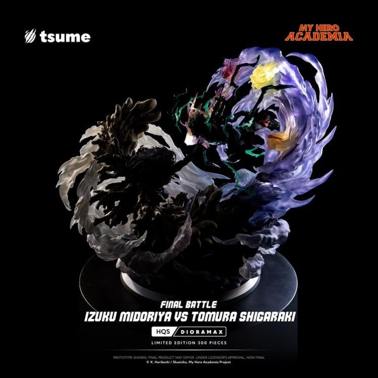 My Hero Academia HQS Dioramax Izuku Midoriya vs. Tomura Shigaraki (Final Battle Ver.) 1/4 Scale Limited Edition Statue Gallery Image 4