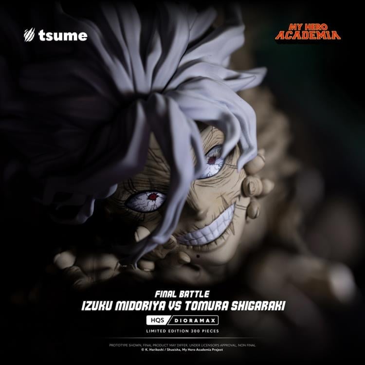 My Hero Academia HQS Dioramax Izuku Midoriya vs. Tomura Shigaraki (Final Battle Ver.) 1/4 Scale Limited Edition Statue Gallery Image 32