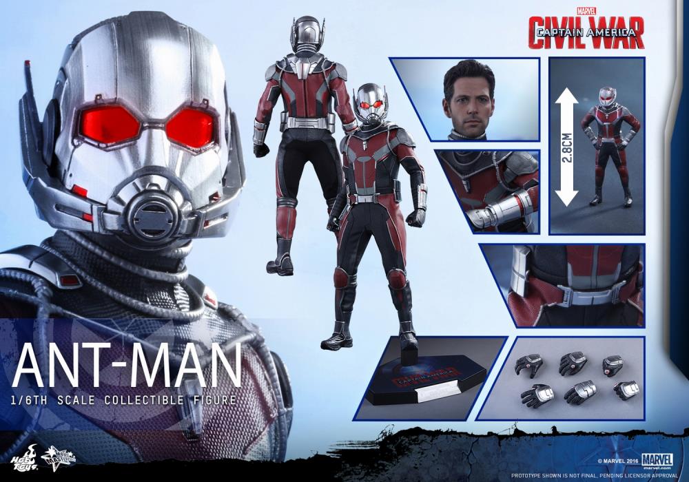 Captain America: Civil War MMS362 Ant-Man 1/6th Scale Collectible Figure Gallery Image 11
