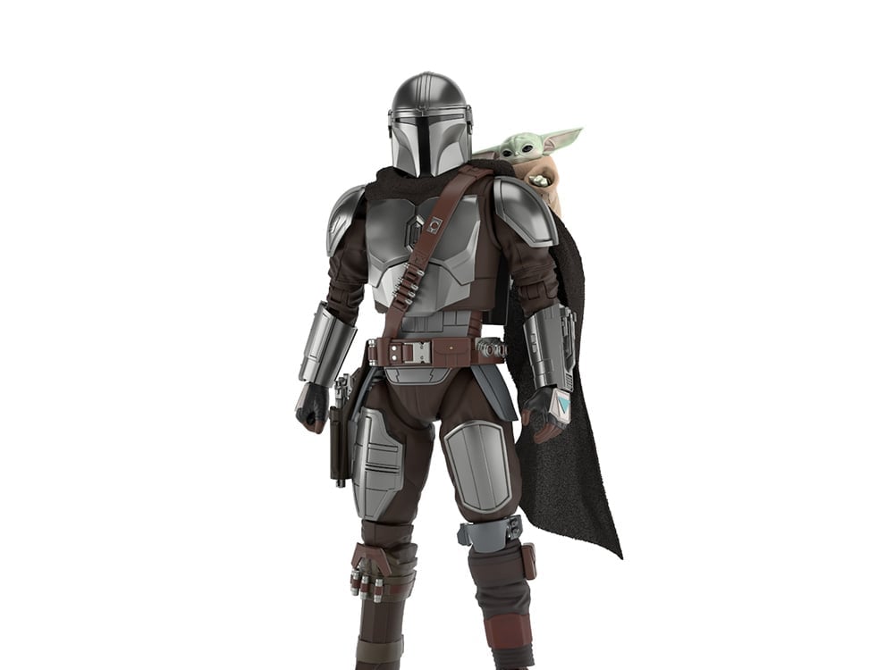 Star Wars: The Mandalorian and Grogu The Mandalorian and Grogu 1/12 Scale Model Kit Set Gallery Image 1