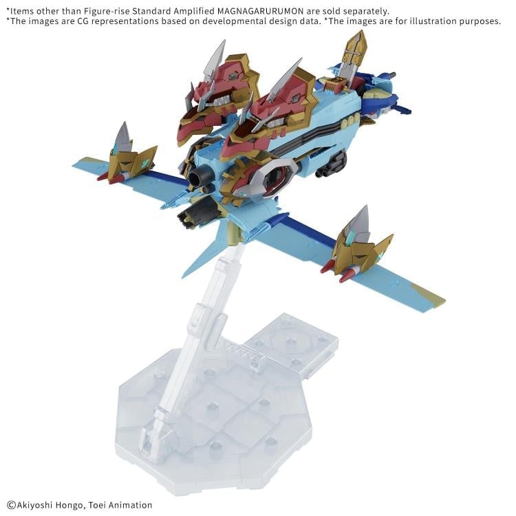 Digimon Figure-rise Standard Amplified MagnaGarurumon Model Kit Gallery Image 6
