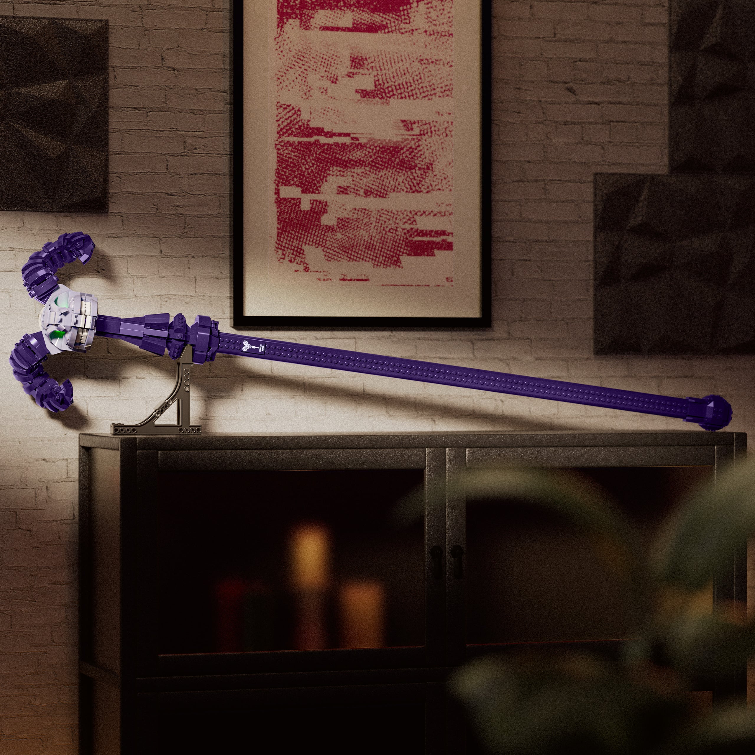Masters of the Universe Brick Shop Skeletor Havoc Staff 1/2 Scale Replica Building Set Gallery Image 4