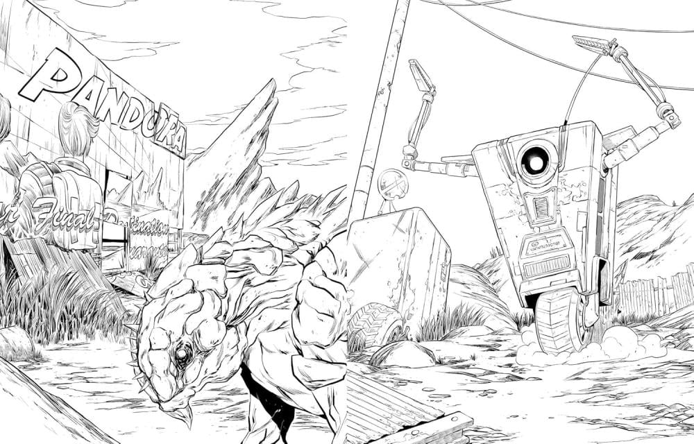 Borderlands: The Official Coloring Book Gallery Image 4