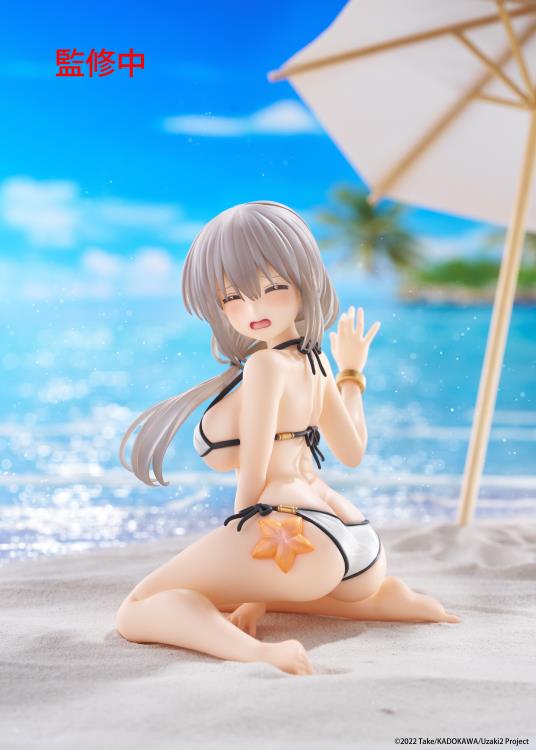 Uzaki-chan Wants to Hang Out! Desktop Cute Tsuki Uzaki (Swimwear Ver.) Figure Gallery Image 3