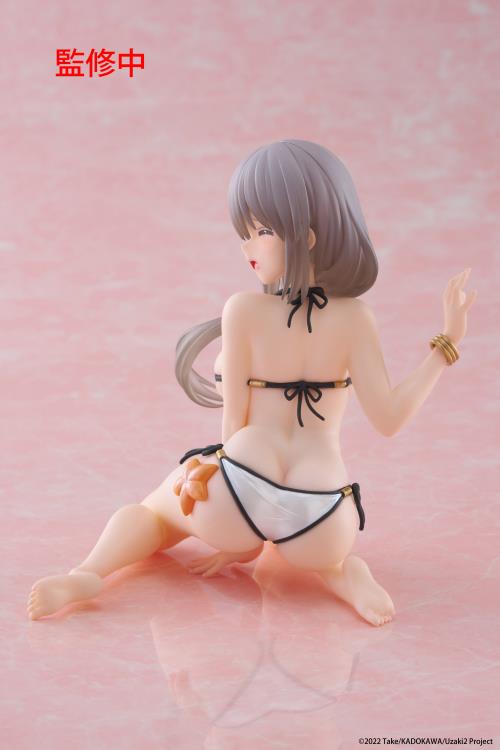 Uzaki-chan Wants to Hang Out! Desktop Cute Tsuki Uzaki (Swimwear Ver.) Figure Gallery Image 9