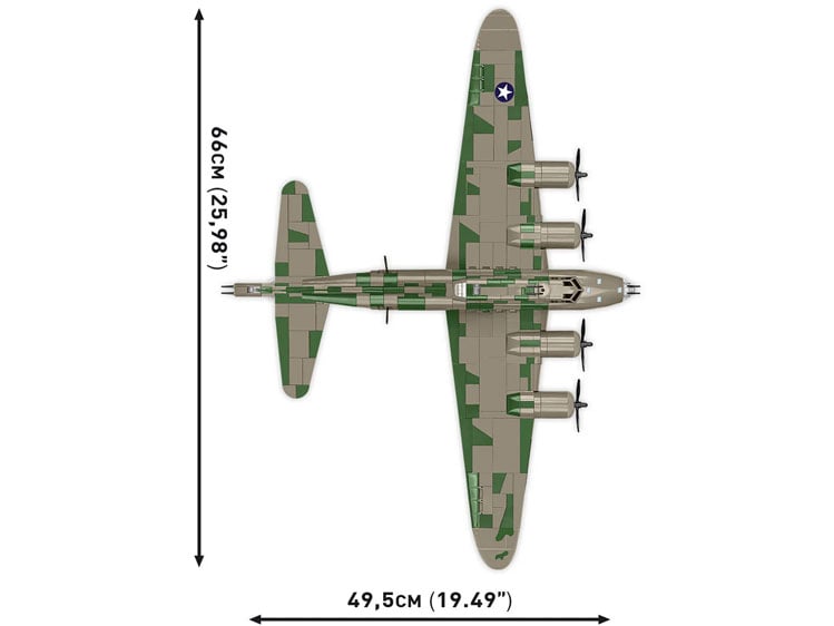 Historical Collection World War II Boeing B-17F Flying Fortress "Memphis Belle" (Executive Edition) 1/48 Scale Building Block Set Gallery Image 9