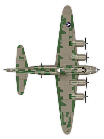 Historical Collection World War II Boeing B-17F Flying Fortress "Memphis Belle" (Executive Edition) 1/48 Scale Building Block Set Gallery Image 2