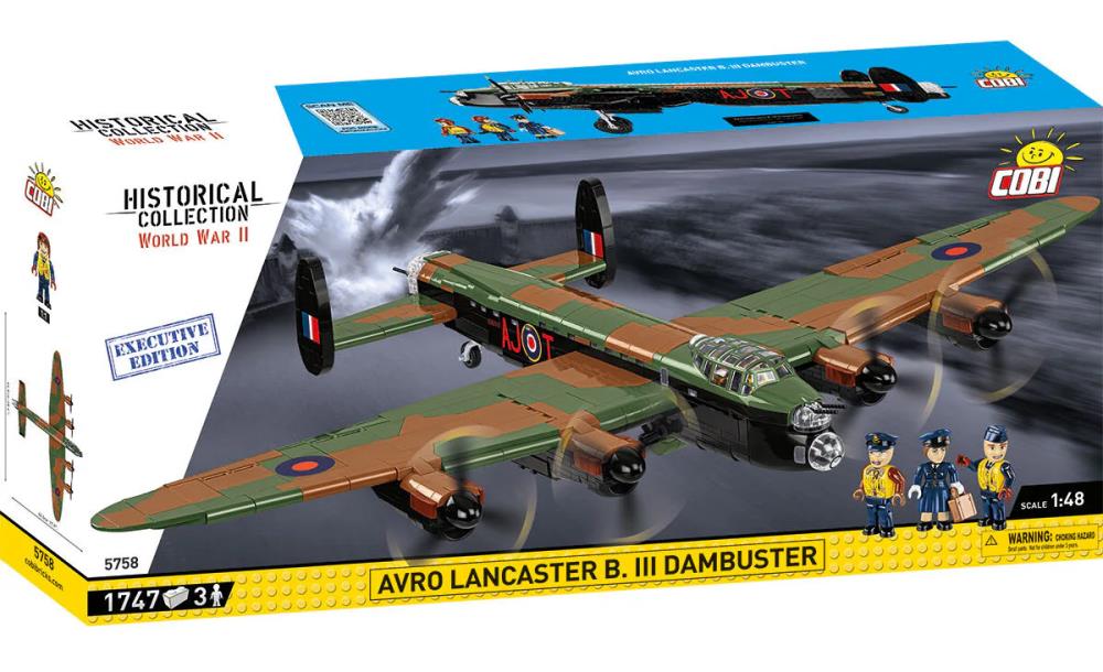 Historical Collection World War II Avro Lancaster B. III Dambuster (Executive Edition) 1/48 Scale Building Block Set Gallery Image 9