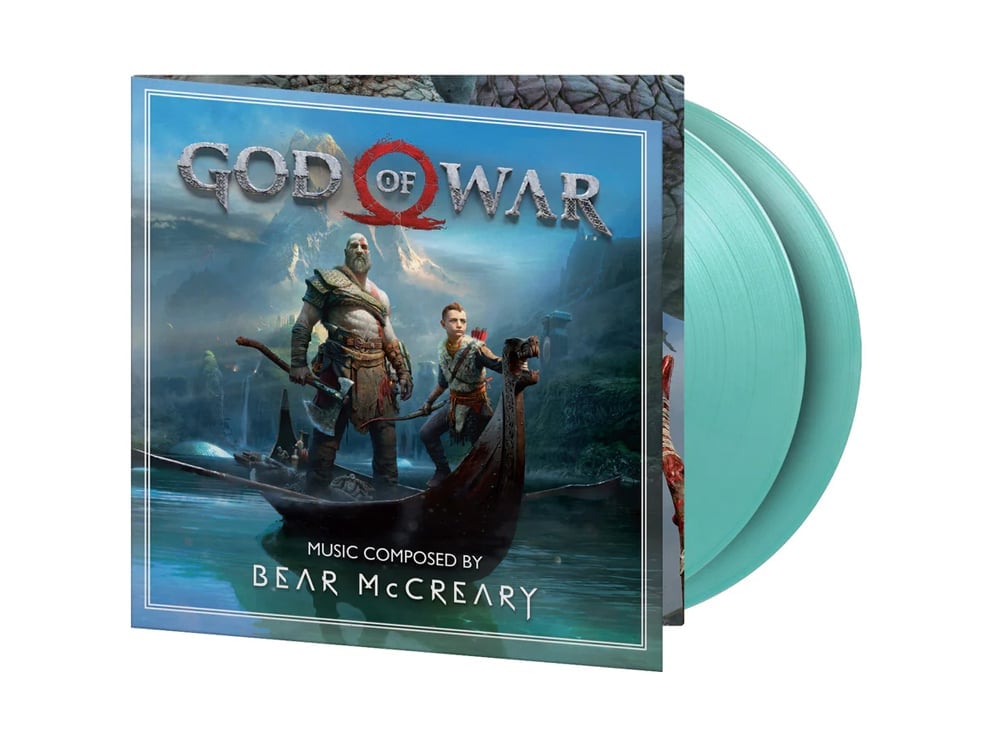 God of War (2018) Original Soundtrack Limited Edition Vinyl 2XLP (Turquoise) Gallery Image 1