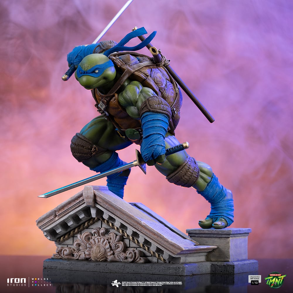Teenage Mutant Ninja Turtles Unleashed Leonardo 1/10 Scale Statue Gallery Image 3
