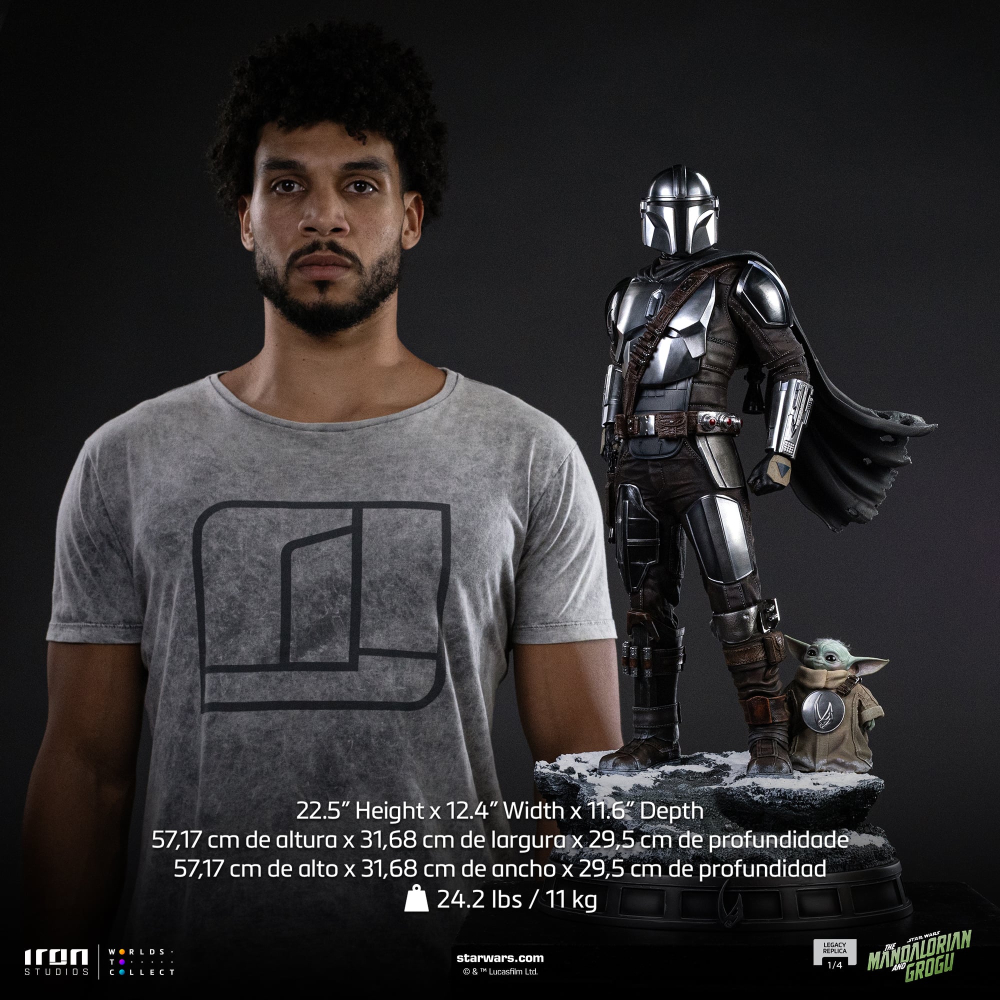Star Wars: The Mandalorian & Grogu Legacy Replica The Mandalorian