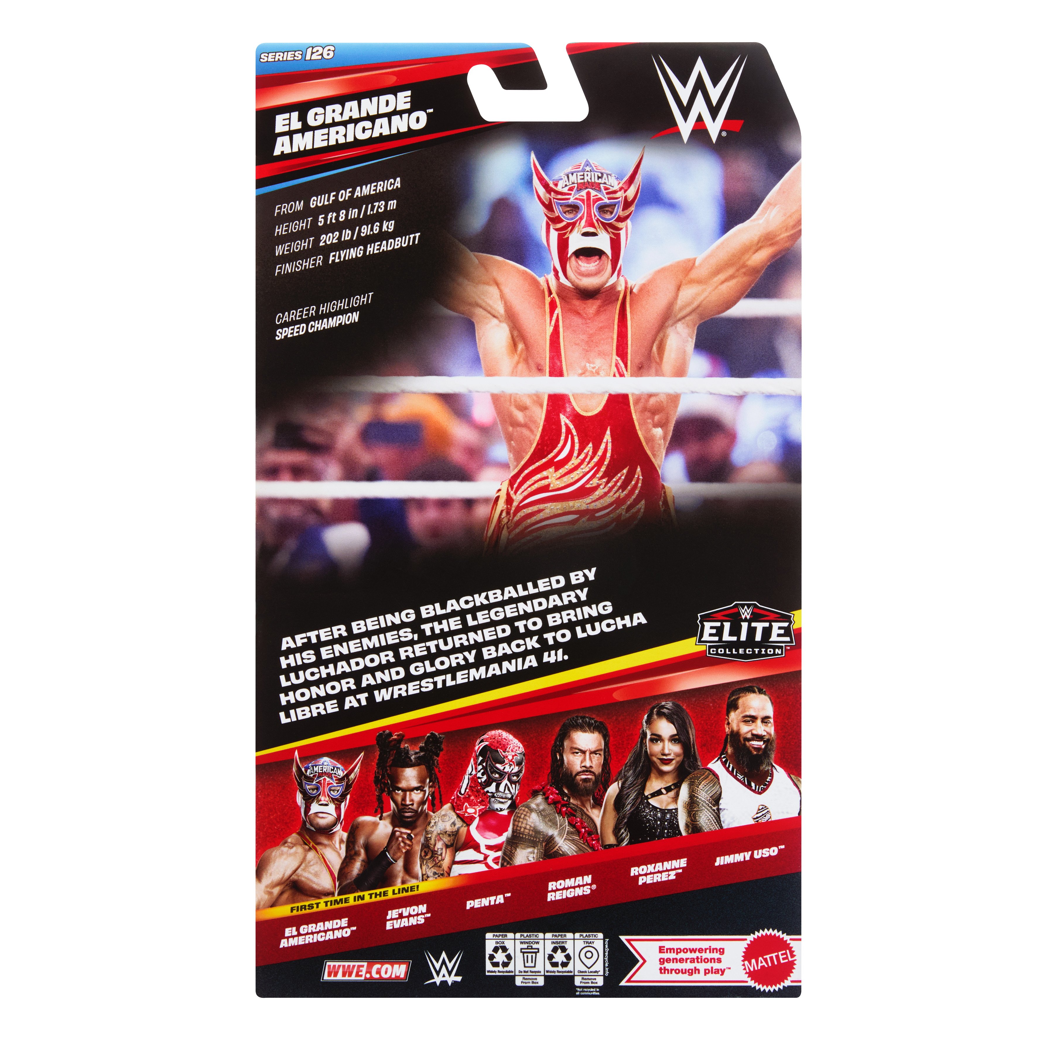 WWE Elite Collection Series 126 El Grande Americano Action Figure Gallery Image 9