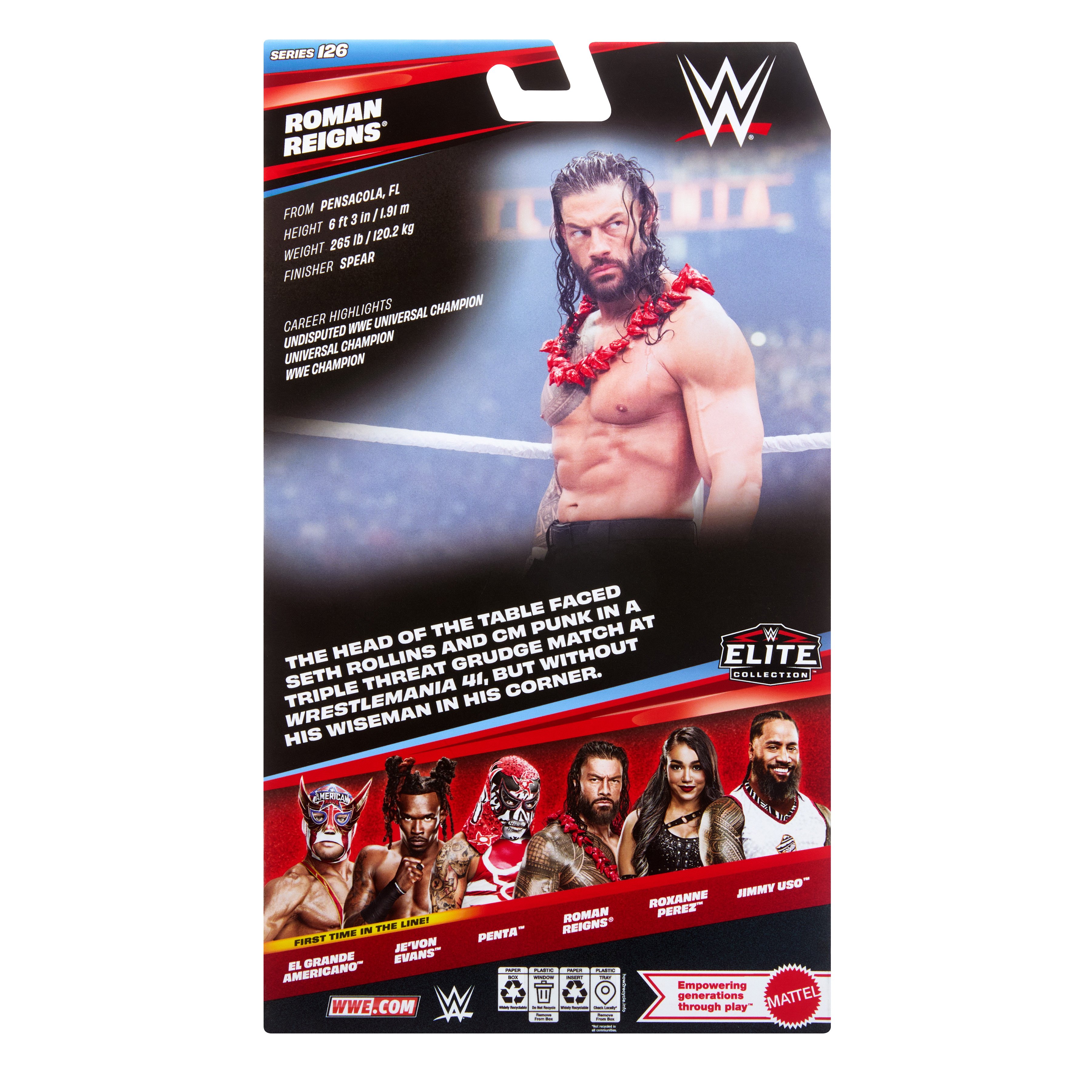 WWE Elite Collection Series 126 Roman Reigns Action Figure Gallery Image 9