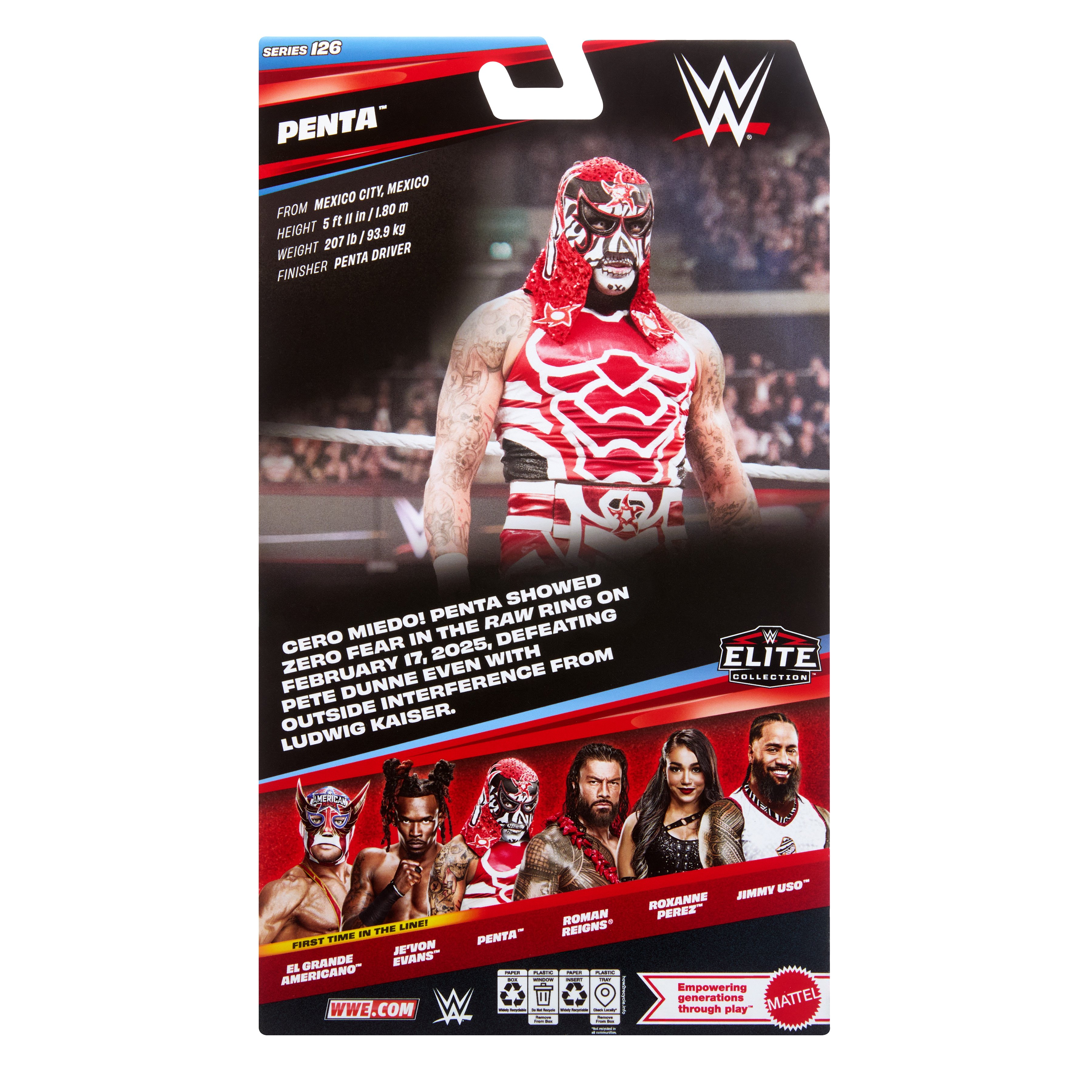 WWE Elite Collection Series 126 Penta Action Figure Gallery Image 9