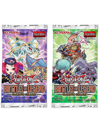 Yu-Gi-Oh! Trading Card Game Battles of Legend: Glorious Gallery Box of 24 Booster Packs Yu-Gi-Oh! Trading Card Game Battles of Legend: Glorious Gallery Box of 24 Booster Packs