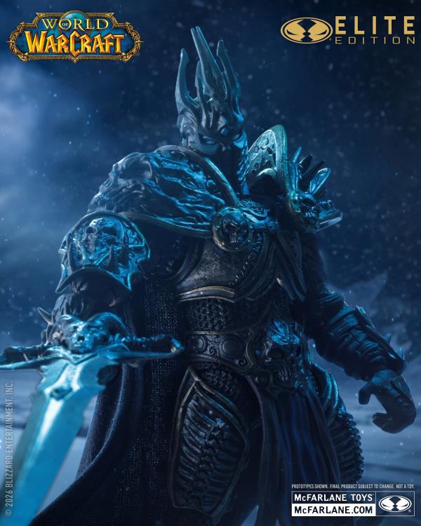 World of Warcraft McFarlane Elite Edition #9 The Lich King Deluxe Action Figure Gallery Image 5