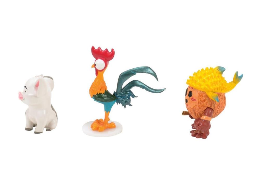 Moana Pua, Hei Hei & Kakamora Mini Figurine Set Gallery Image 4