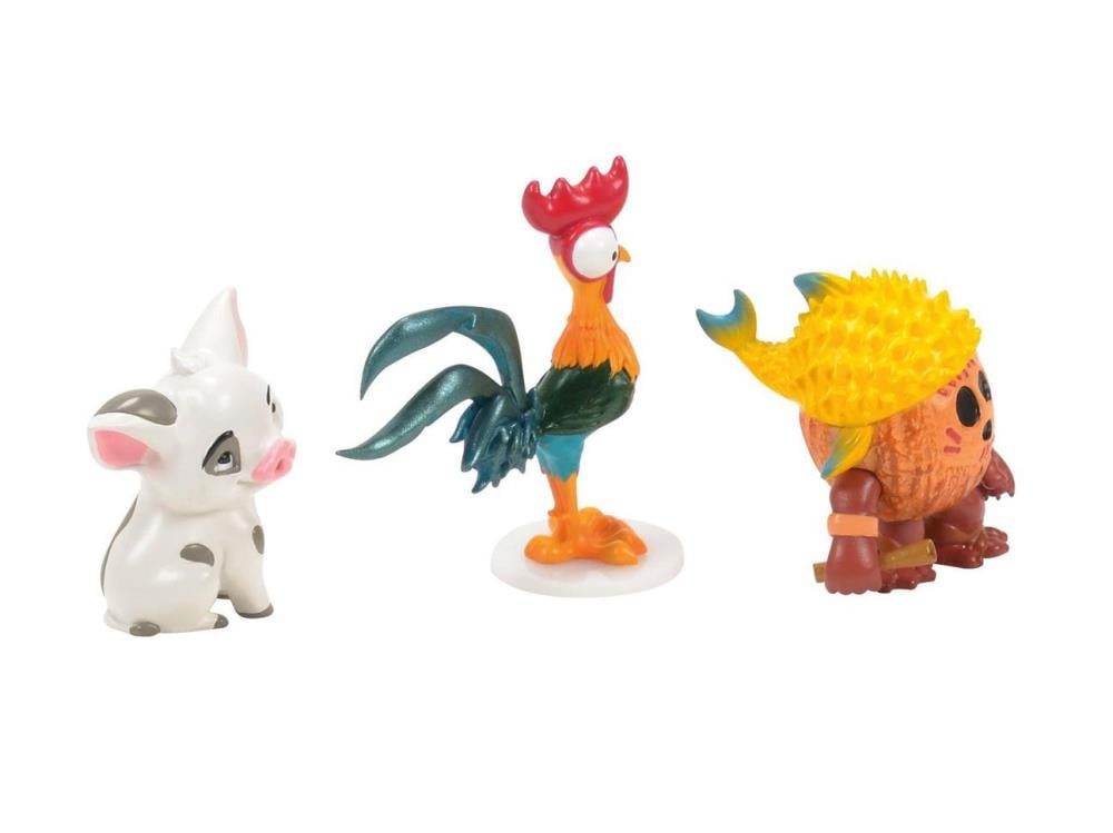 Moana Pua, Hei Hei & Kakamora Mini Figurine Set Gallery Image 7