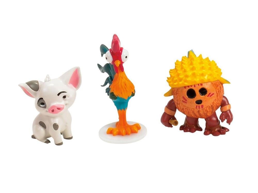 Moana Pua, Hei Hei & Kakamora Mini Figurine Set Gallery Image 3