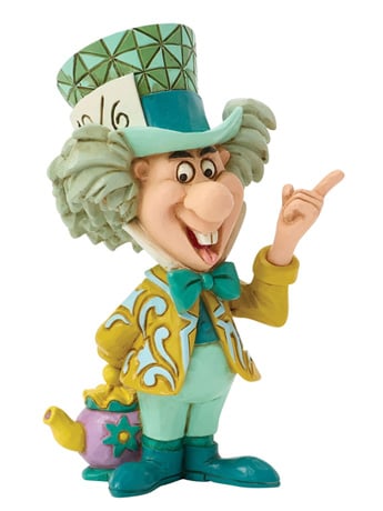 Alice in Wonderland Mad Hatter Mini Figurine (Jim Shore) Gallery Image 2
