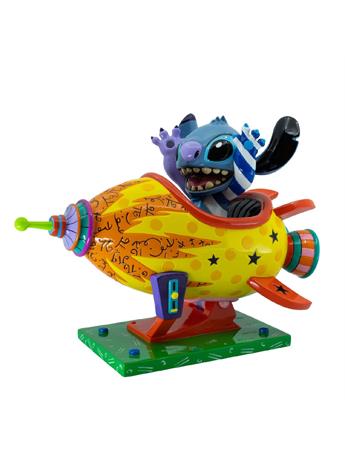 Lilo & Stitch Stich Rocket Ship Figurine (Romero Britto) Gallery Image 2