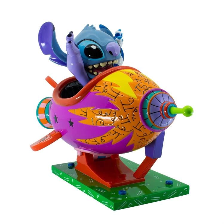 Lilo & Stitch Stich Rocket Ship Figurine (Romero Britto) Gallery Image 5