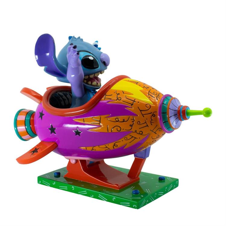 Lilo & Stitch Stich Rocket Ship Figurine (Romero Britto) Gallery Image 6