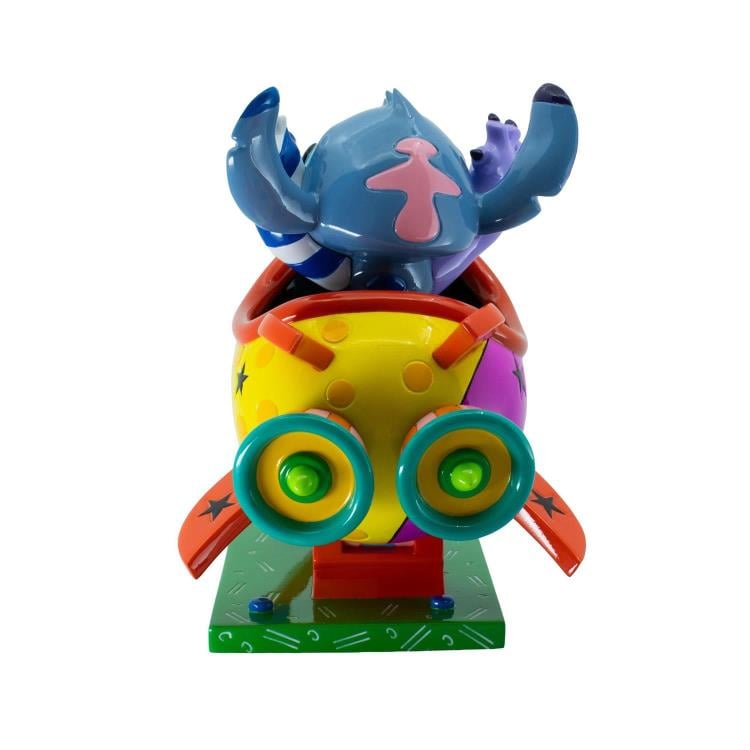 Lilo & Stitch Stich Rocket Ship Figurine (Romero Britto) Gallery Image 9