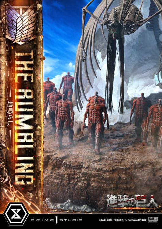 Attack on Titan Ultimate Diorama Masterline The Rumbling (Bonus Ver.) Limited Edition Statue Gallery Image 22