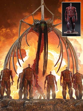 Attack on Titan Ultimate Diorama Masterline The Rumbling (Bonus Ver.) Limited Edition Statue Gallery Image 2