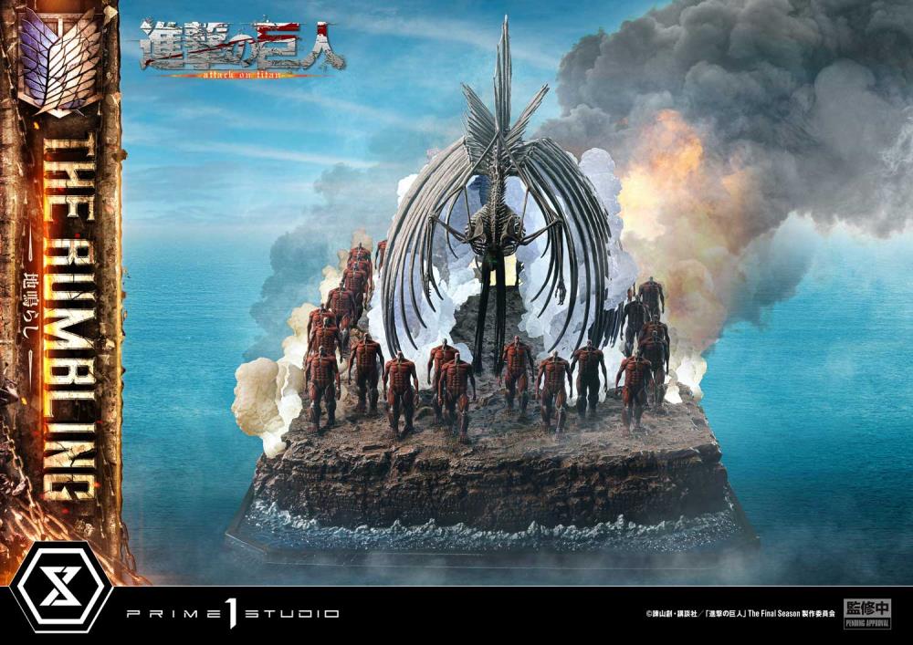 Attack on Titan Ultimate Diorama Masterline The Rumbling (Bonus Ver.) Limited Edition Statue Gallery Image 16