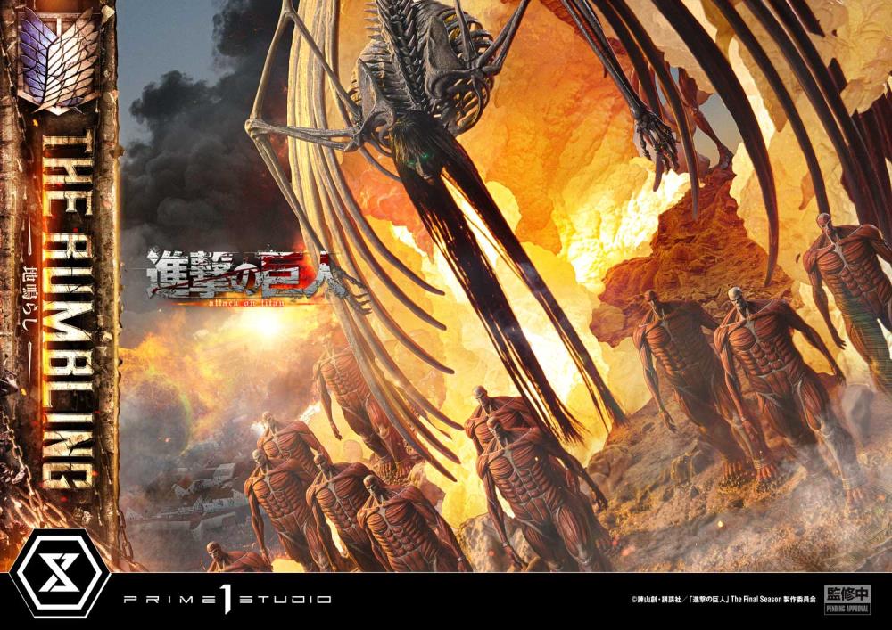 Attack on Titan Ultimate Diorama Masterline The Rumbling (Bonus Ver.) Limited Edition Statue Gallery Image 12