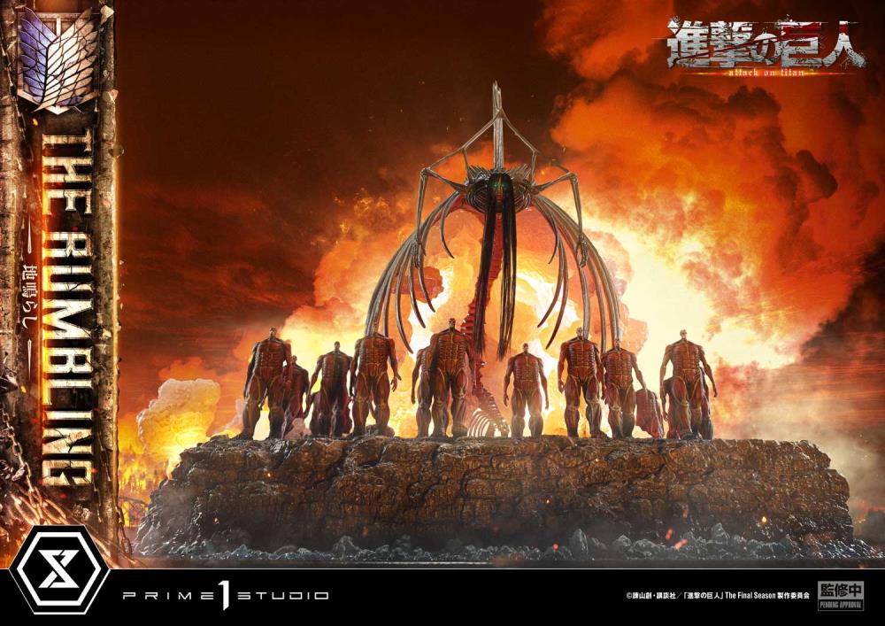 Attack on Titan Ultimate Diorama Masterline The Rumbling (Bonus Ver.) Limited Edition Statue Gallery Image 3