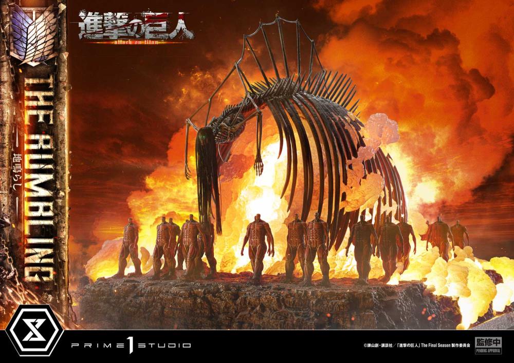 Attack on Titan Ultimate Diorama Masterline The Rumbling (Bonus Ver.) Limited Edition Statue Gallery Image 6