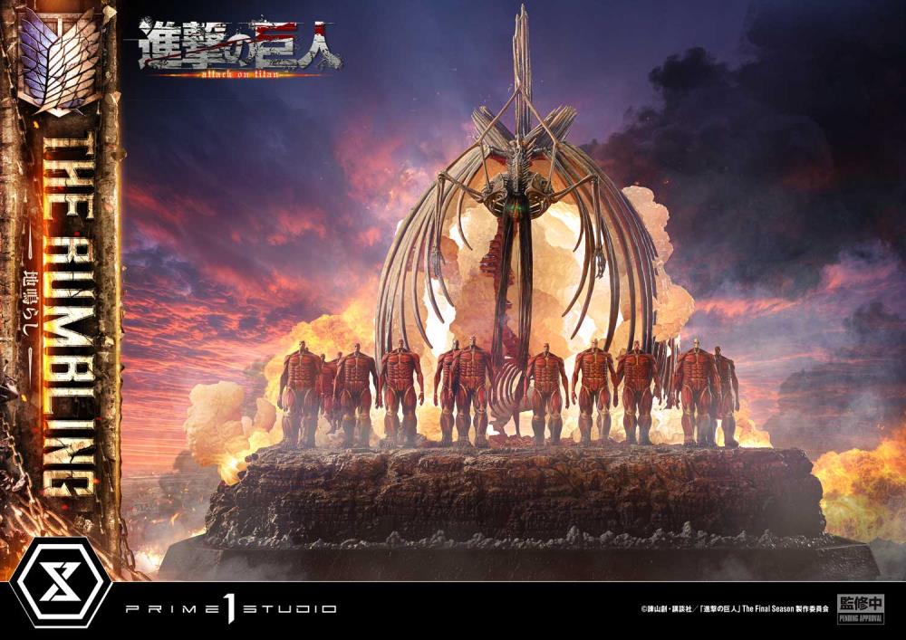 Attack on Titan Ultimate Diorama Masterline The Rumbling (Bonus Ver.) Limited Edition Statue Gallery Image 11