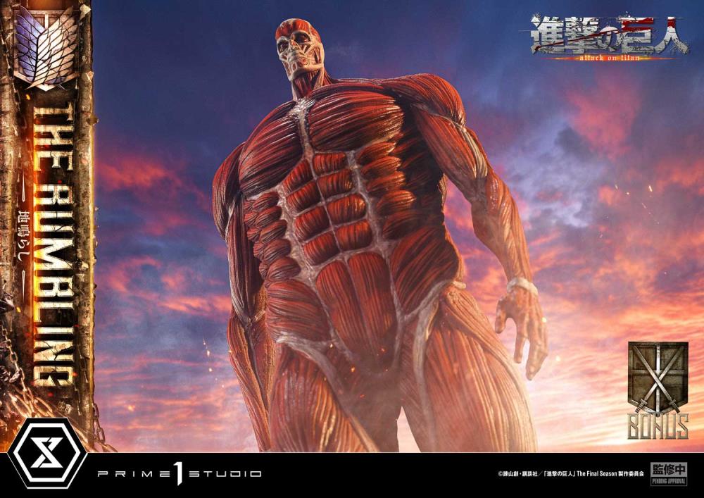 Attack on Titan Ultimate Diorama Masterline The Rumbling (Bonus Ver.) Limited Edition Statue Gallery Image 13