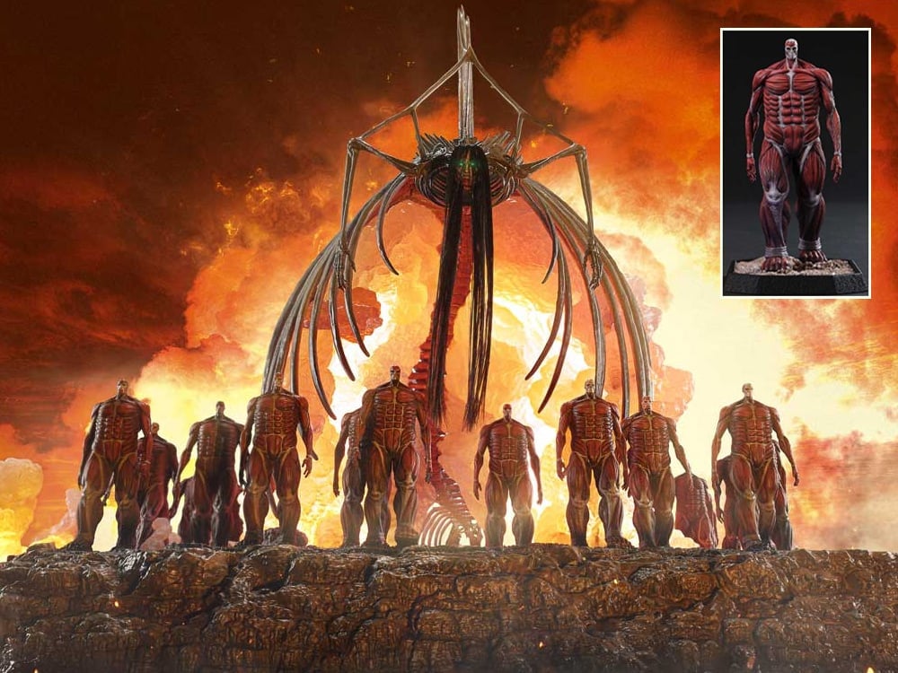 Attack on Titan Ultimate Diorama Masterline The Rumbling (Bonus Ver.) Limited Edition Statue Gallery Image 1