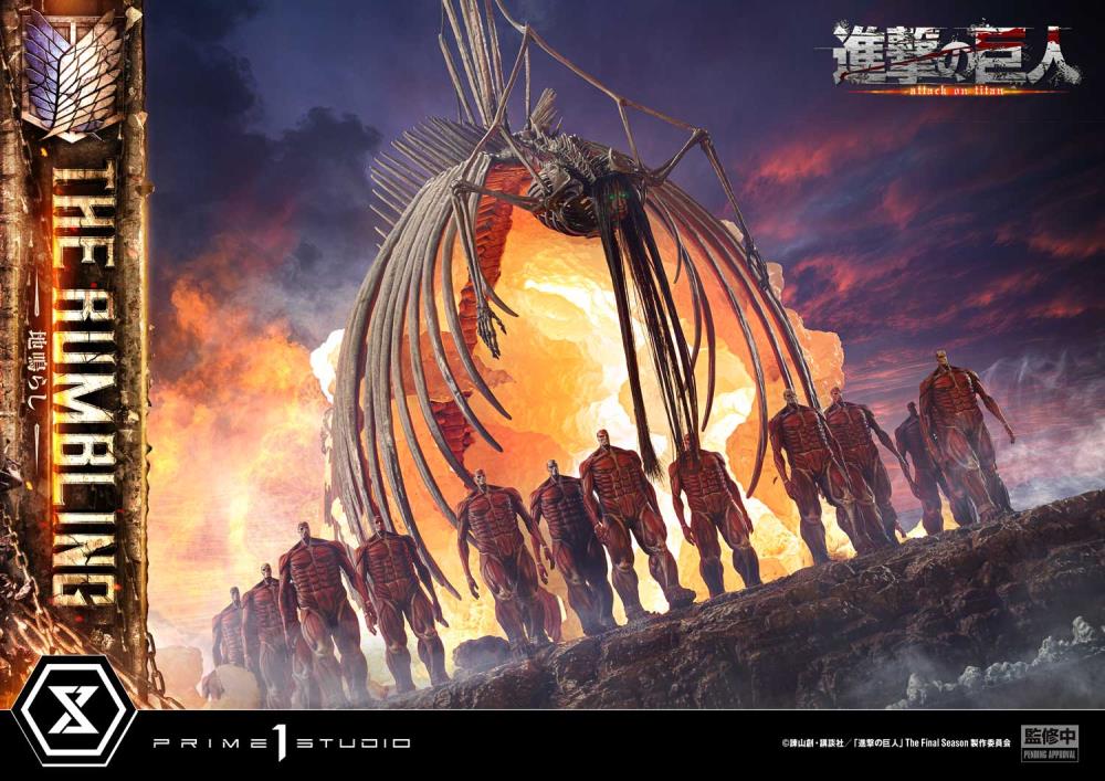 Attack on Titan Ultimate Diorama Masterline The Rumbling (Bonus Ver.) Limited Edition Statue Gallery Image 10
